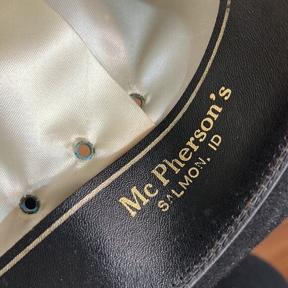 McPherson’s Beaver 100% Rabbit Fur Felt Cowboy Western Men size 6 5/8 Hat - Picture 4 of 8